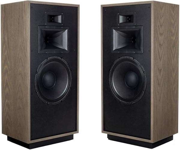 Klipsch Forte IV Heritage - Altavoces con bocina de alta calidad en roble envejecido FORTE-IV-OAK