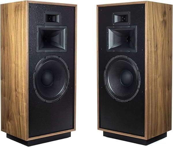 Klipsch Forte IV Heritage - Altavoces con bocina de alta calidad en nogal americano FORTIVAWPR