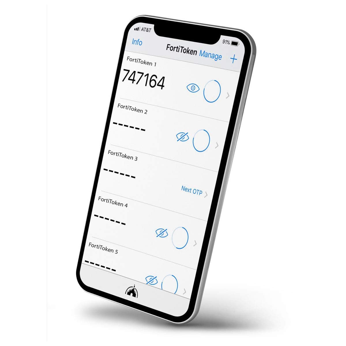 Fortinet Licencia de usuario FortiTokenMobile 200 (FTM-ELIC-200)