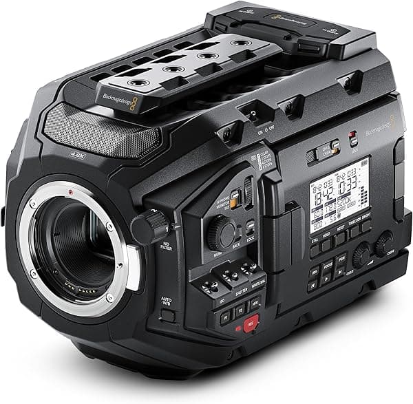 Blackmagic Design Cámara URSA Mini Pro 4.6K con montaje EF, controles externos de cámara FBA_CINEURSAMUPRO46K
