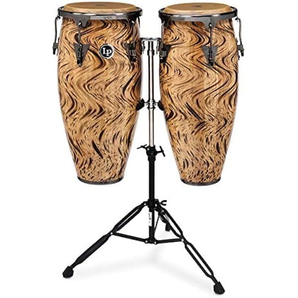 Latin Percussion Aspire - Juego de 10" y 11" con doble soporte, Havana Café Congas (LPA646-HC)