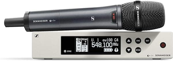 Sennheiser Sistema de micrófono de condensador inalámbrico EW 100-865S - Banda A1 470-516 MHz (reacondicionado)