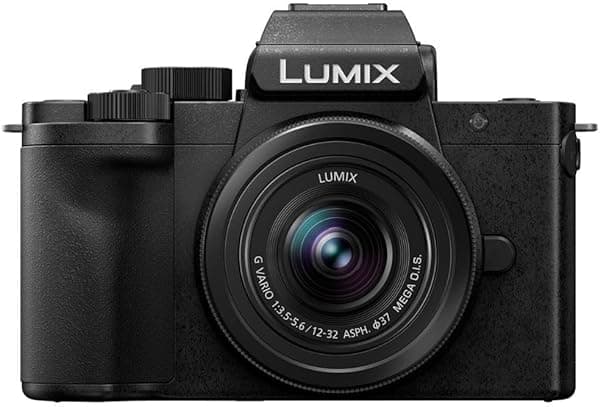Panasonic LUMIX G100 Cámara sin Espejo para Vlogs con Estabilización Híbrida de 5 Ejes y Lente 12-32mm (Reacondicionado) DC-G100KK