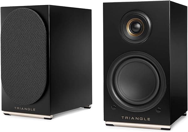 triangle Audio AIO Twin Altavoz inalámbrico Bluetooth Wi-Fi (par, negro grafito) AIO_TEB37_F_V1_C