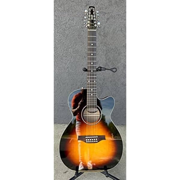 Seagull Guitarra acústica de 12 cuerdas, derecha, Sunburst, Full (051984)