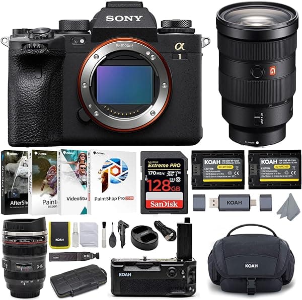 Sony Alpha 1 ILCE-1 Camara Mirrorless Full Frame 50.1MP 8K 30p 30fps + Lente FE 24-70mm f/2.8 GM (SEL2470GM) ILCE1/B