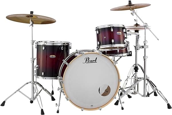 Batería de 5 cuerpos color blanco Pearl Decade DMP925SP/C229, rojo (Gloss Deep Red Burst) DMP943XPC261