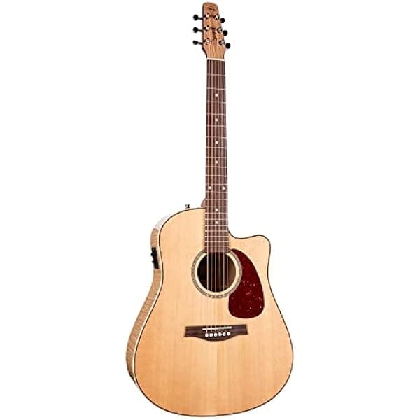 Seagull Guitarra acústica de 6 cuerdas, derecha, natural, completa (052103)