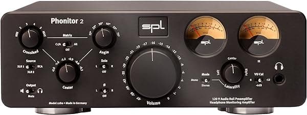 SPL phonitor 2 Amplificador De Auriculares/preamplificador black-for equilibrado & unbalanced Auriculares