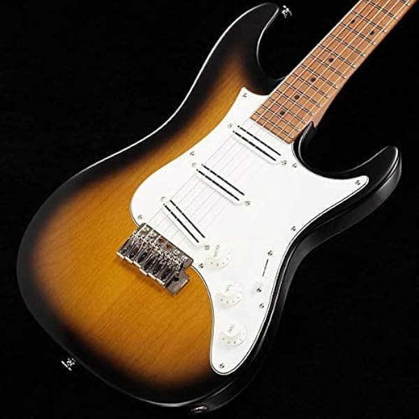 Ibanez ATZ100 Andy Timmons Signature Guitarra Electrica Sunburst Flat Alder Maple Asado SSS DiMarzio Cruiser Tremolo Wilkinson-Gotoh VSVG 22 Trastes 25.5" Made in Japan localization_B07MQG6Q8P