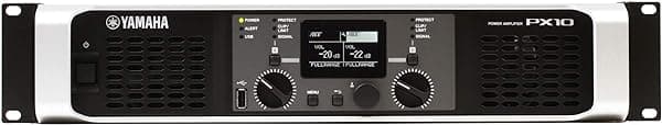 Yamaha PX10 Amplificador de potencia ligero de doble canal 2x1200W con DSP