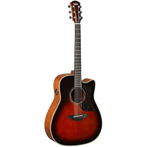 Yamaha A-Series A1M TBS guitarra electroacústica de chaqué, de caoba natural, Dreadnought color tabaco., Resplandor solar del tabaco A3M TBS