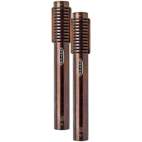 Royer R-122 MKII - Par de micrófonos de cinta activa a juego, edición limitada del 25 aniversario, rosa envejecida R-122 MKII-25thDR-MP