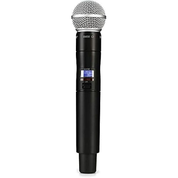 Shure Transmisor de micrófono inalámbrico ULXD2/SM58 de mano con cartucho intercambiable SM58, banda G50 ULXD2/SM58=-G50