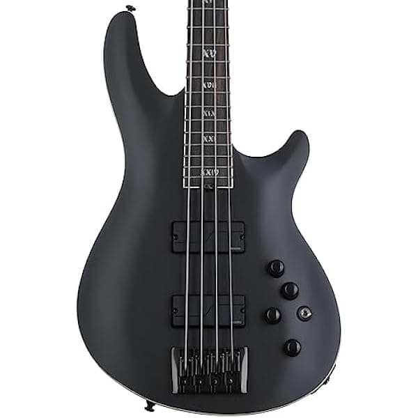 Schecter SLS Evil Twin-4 - Negro satinado 1392