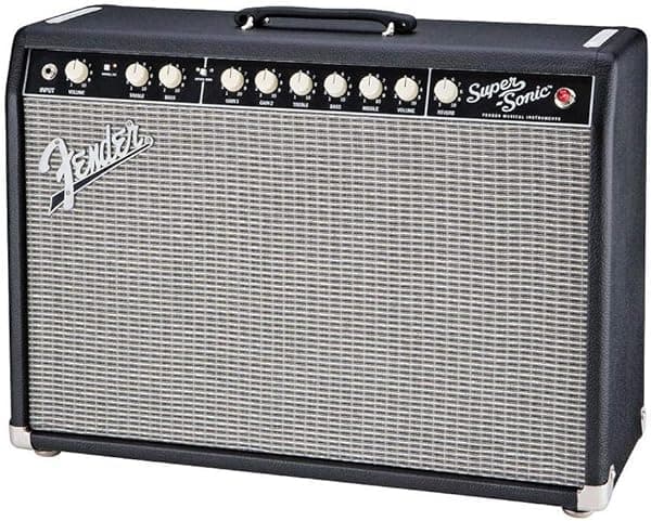 Fender Super-Sonic 22 - Amplificador de guitarra (22 W, 1 x 12 pulgadas), color negro 2160000000