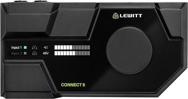Lewitt Conecte la interfaz de audio USB-C 6 Connect 6