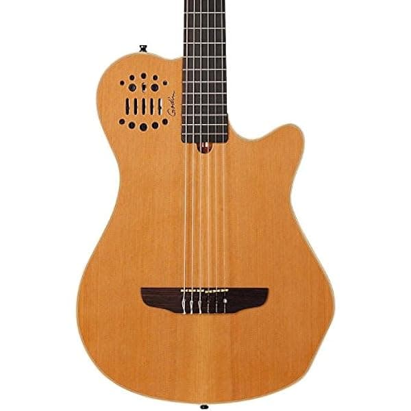Godin Multiac Grand Concert SA Guitarra Eléctrica de Cuerdas de Nylon Natural High Gloss con Funda 12817
