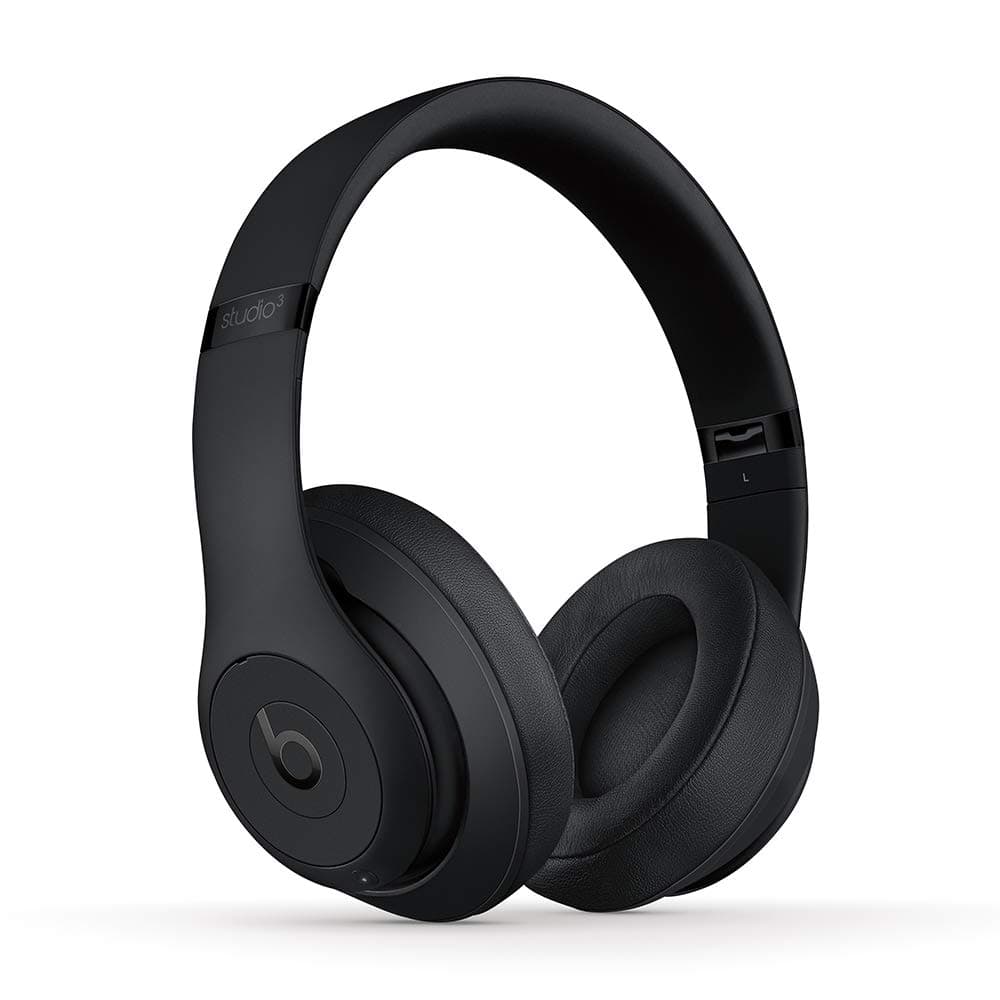 Beats Studio3 Auriculares Inalámbricos con Cancelación de Ruido - Chip Apple W1, Bluetooth Clase 1, 22 Horas de Tiempo de Escucha, Micrófono Integrado - Negro Mate MX3X2LL/A