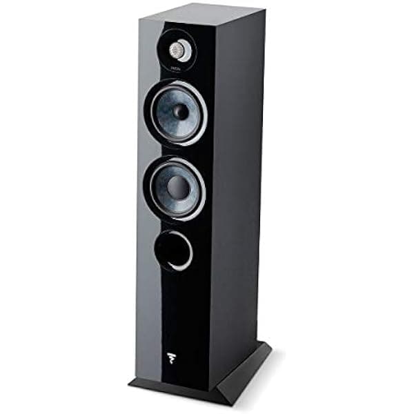 Focal Chora 816 Parlante de piso 2.5-vías de reflejo de bajos, Negro, Se vende por unidad FCHORA816BK