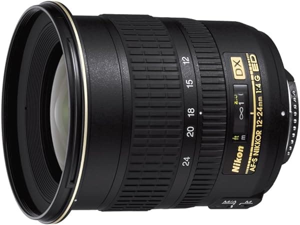 Nikon Zoom-Nikkor - Lente de Zoom Gran Angular - 12 mm - 24 mm - f/4.0 G ED-IF AF-S DX para Nikon F 318041