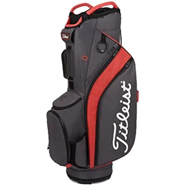 Titleist - Cart 14 Lightweight - Carro Ligero de Golf en Color Carbón/Llama/Negro