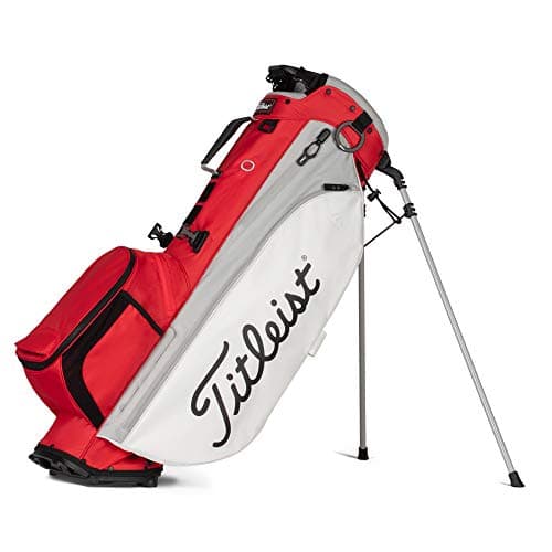 Titleist - Players 4 Plus Bolsa de Golf - Roja/Blanca/Gris TB21SX1-612