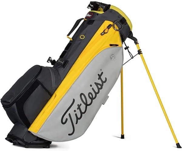 Titleist Players 4 Plus Stand Bag 2021 Carbón/Gris/Canario 2021 Players 4 Plus
