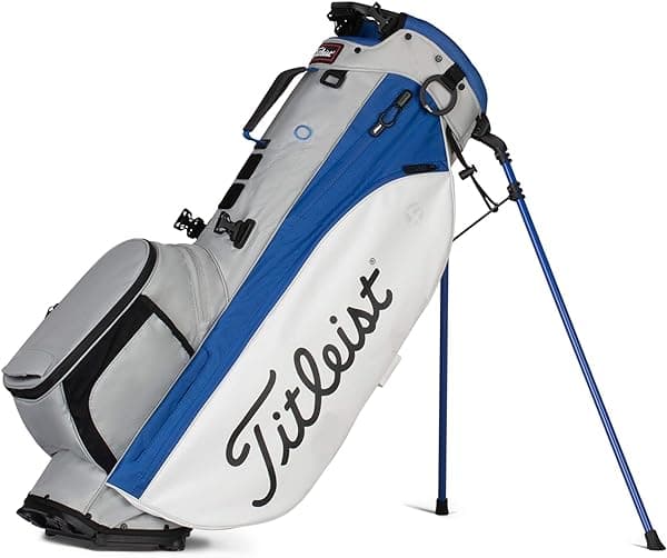 Titleist - Players 4 Plus Golf Bag - Bolsa de Golf Gris/Blanco/Azul Real TB21SX1-214