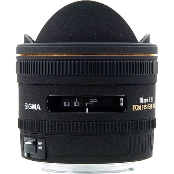 Sigma 10mm f/2.8 EX DC HSM Lente Ojo de Pez para Cámaras SLR Digitales Sigma 477110