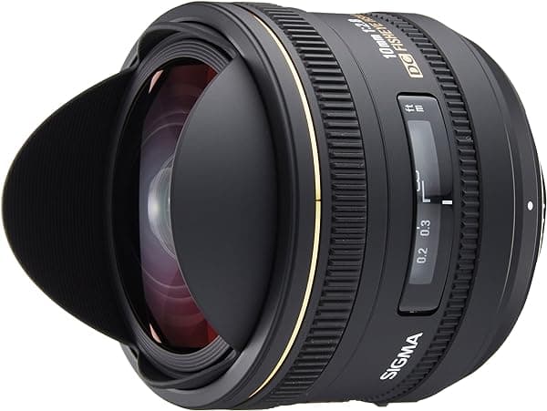 Sigma 10mm f/2.8 EX DC HSM Lente Ojo de Pez para Cámaras SLR Digitales Nikon 477306