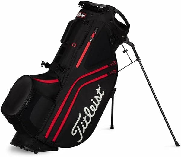 Titleist - Hybrid 14 Bolsa de Golf - Negro/Negro/Rojo TB21SX14-006