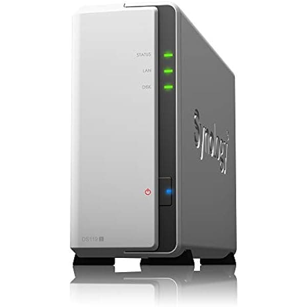 Synology DiskStation DS119j NAS de 1 Bahía, 256MB DDR3L