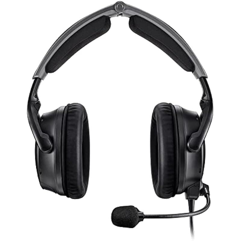 Bose A30 Aviation Headset, Diseño Cómodo y Ligero, ANR Ajustable y Cancelación de Ruido [U174] - Negro 857641-2130