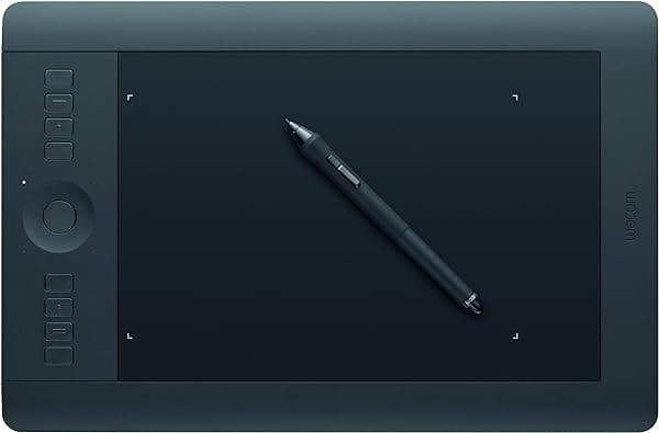 Wacom Intuos Pro Tableta de Lápiz y Táctil, Tamaño Mediano (PTH-651/K1)
