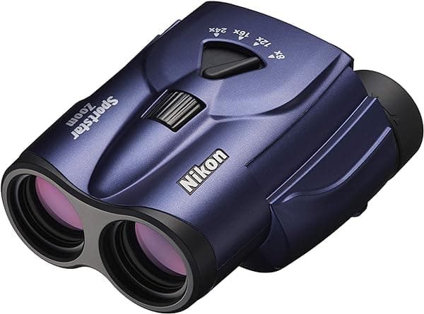 Nikon Sportstar Zoom 8-24×25 Binoculares Azul Oscuro, Pequeños 4580130920943
