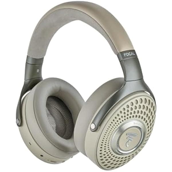 Focal Bathys Auriculares Inalámbricos Hi-Fi Bluetooth con Cancelación Activa de Ruido, Dune FOAHALNOMB0G500
