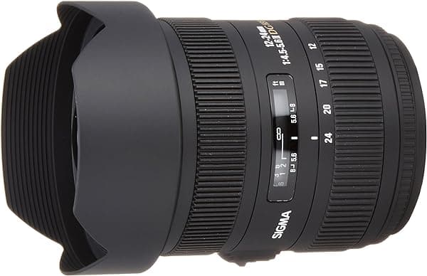 Sigma 12-24mm f/4.5-5.6 AF II DG HSM Lente para Cámaras SLR Digitales Sony 204205