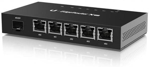 Ubiquiti ER-X-SFP Router Desktop Negro Gigabit PoE para redes con puerto SFP