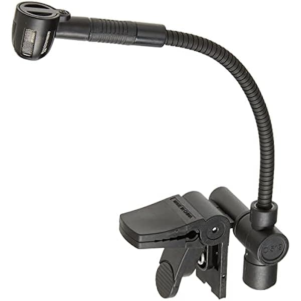 AKG Pro Audio C519 ML Micrófono Condensador Miniatura Profesional de Solapa con Cable Mini XLR a Mini XLR y Placa Adaptadora A400, Negro