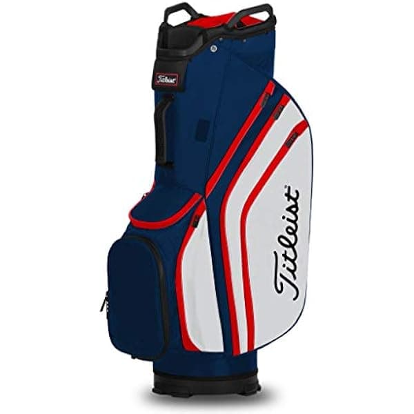 Titleist Cart 14 Bolsa de Golf Ligera para Carrito, Azul Marino/Blanco/Rojo TB20CT6-416