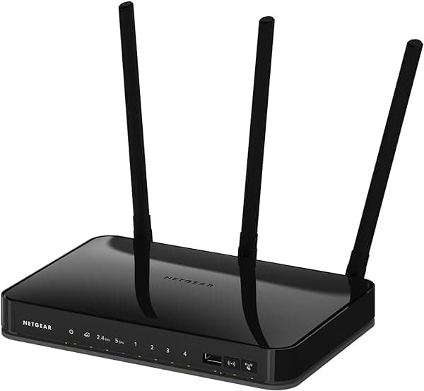 NETGEAR AC750 Router Gigabit Wi-Fi de Doble Banda (R6050), Negro