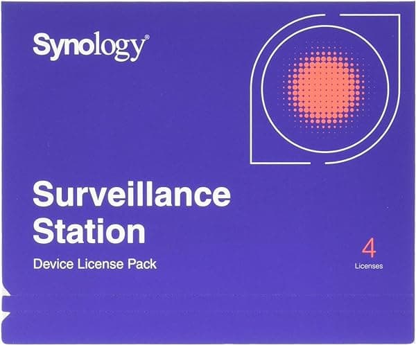 Synology IP Camera License Pack para 4 (CLP4) - Paquete de Licencias de Cámara IP