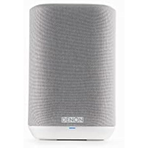 Denon Home 150 Bocina Inalámbrica | HEOS, Alexa Integrada, AirPlay 2 y Bluetooth | Diseño Compacto | Blanco DENONHOME150WT