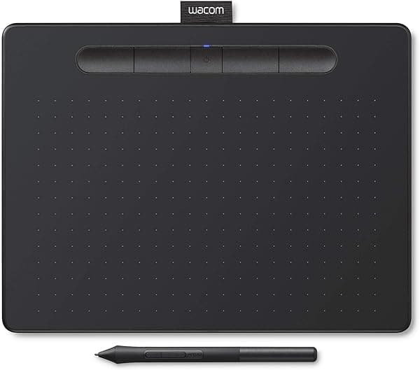 Wacom Intuos M Bluetooth, Tableta Gráfica 2540 lpi (líneas por pulgada) 216 x 135 mm USB/Bluetooth Negra CTL-6100WLK-N