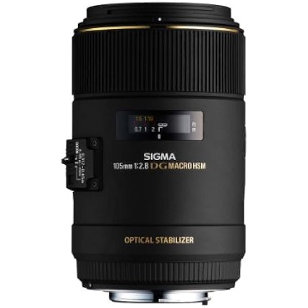 Sigma 105mm F2.8 EX DG OS HSM Lente Macro para Cámaras SLR Sony 258205