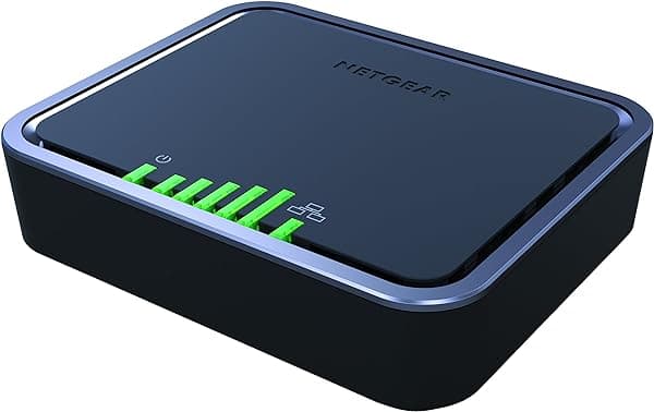 NETGEAR LB1121 Módem 4G LTE - Conexión Instantánea a Banda Ancha | Compatible con Power over Ethernet | funciona con AT&T y otros operadores alternativos LB1121-100NAS
