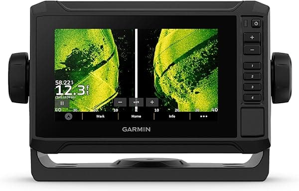 Garmin ECHOMAP UHD2 63sv con Transductor GT54, Chartplotter con Pantalla Táctil de 6 Pulgadas, Garmin Navionics+ Aguas Interiores de EE. UU. 010-02680-01