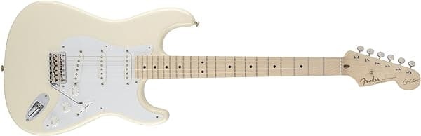 Fender Eric Clapton Stratocaster Guitarra Eléctrica, Diapasón de Arce - Blanco Olímpico 117602805