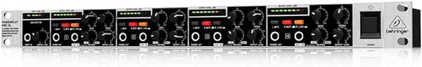 Behringer POWERPLAY HA4700 Amplificador de Distribución y Mezcla de Auriculares de 4 Canales de Alta Potencia
